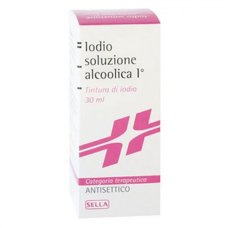Iodio Sella 7%/5% Soluzione Cutanea Alcoolica 30ml - Antisettico per la Disinfezione della Cute
