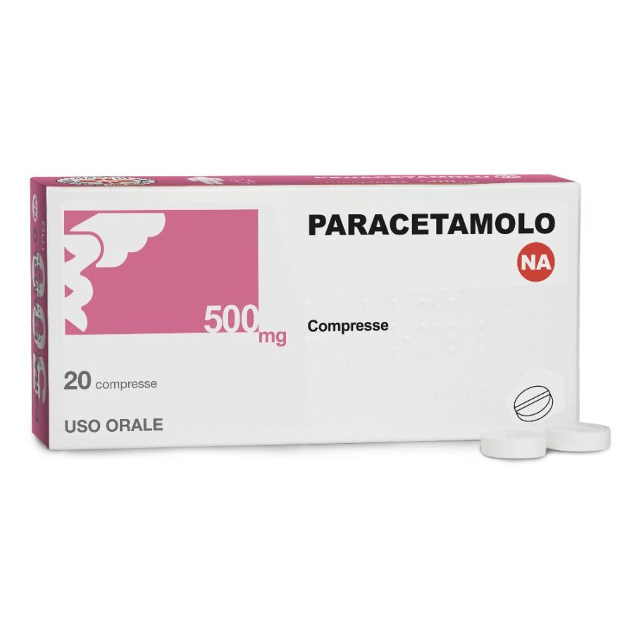 Nova Argentia - Paracetamolo Na 20 compresse 500mg - Antipiretico per Febbre e Influenza