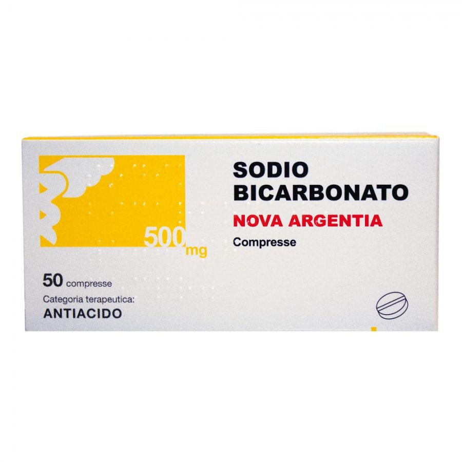 Sodio Bicarbonato 50 Compresse - Integratore per Iperacidità Gastrica e Altro