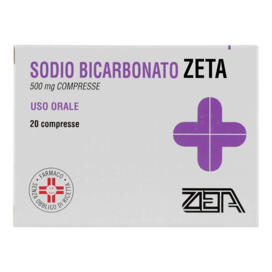 Zeta Sodio Bicarbonato 20 Compresse 500g
