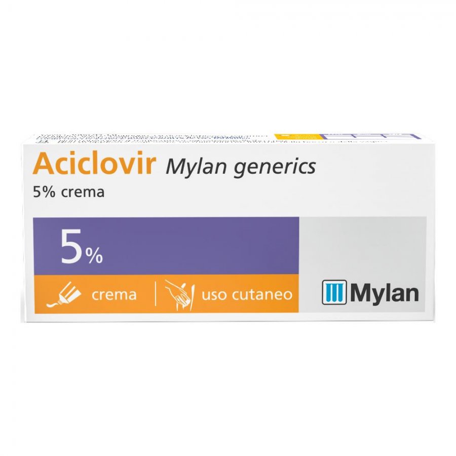 Aciclovir Mylan 5% Crema 3g