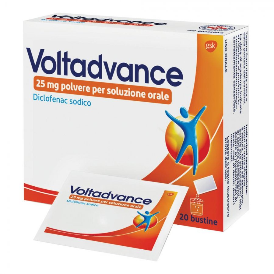 Voltadvance - Dolori di varia natura bustine in polvere per soluzione orale 25 mg 