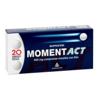 MomentAct 20 Compresse da 400mg - Analgesico e Antinfiammatorio - Rapido trattamento per il mal di testa forte