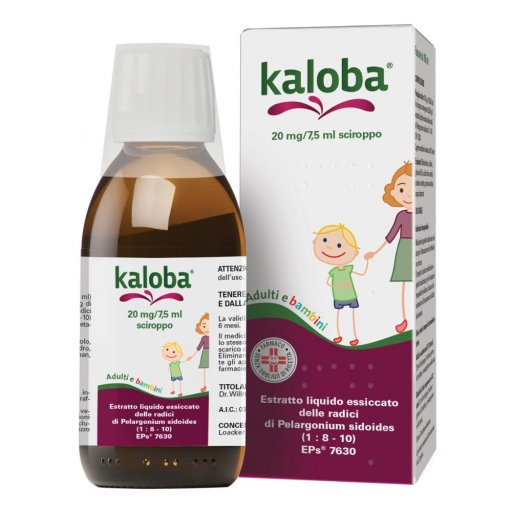 Kaloba, Sciroppo 20 mg/7,5 ml, 100 ml