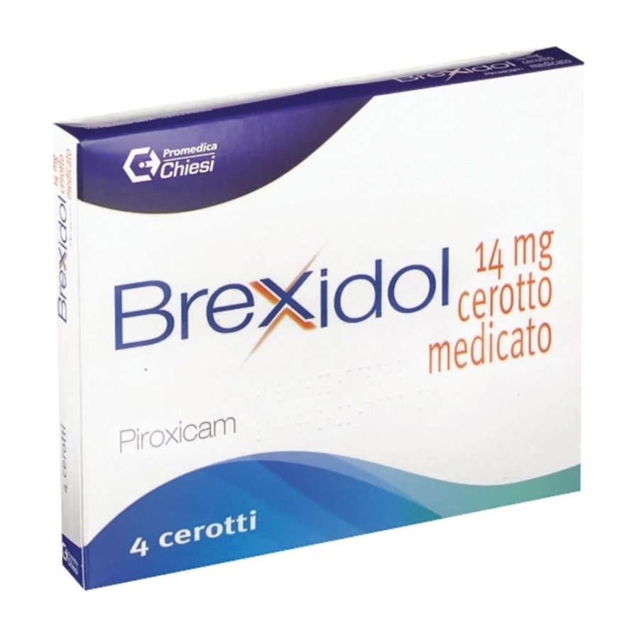 Brexidol 4 Cerotti Medicati 14mg - Cerotti Antiinfiammatori per Alleviare il Dolore