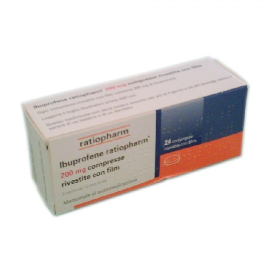 Aurora - Ibuprofene 24 cpr riv 200mg