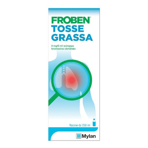Froben Tosse Grassa Sciroppo 250ml - Sciroppo Espectorante per la Tosse Grassa