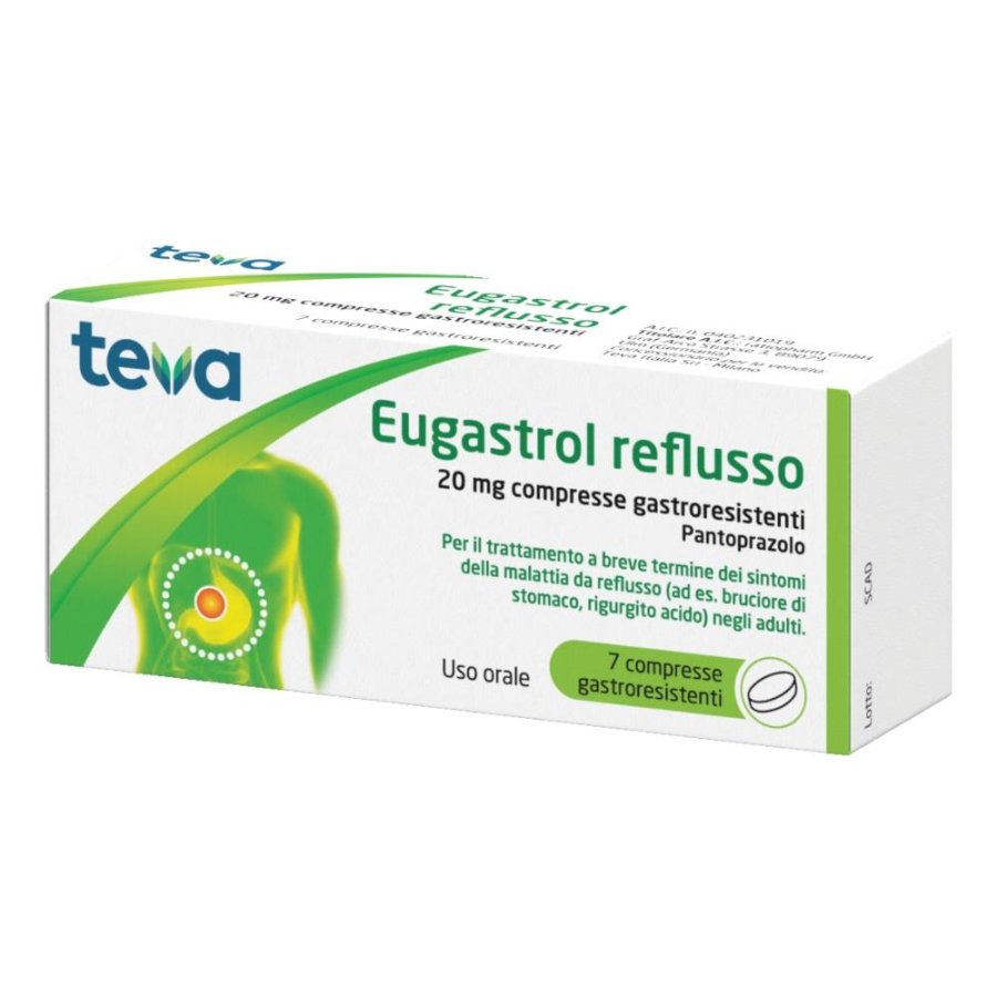 EUGASTROL REFLUSSO * 7 Compresse 20MG