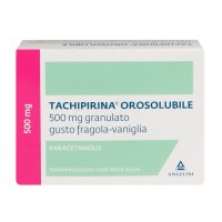 Tachipirina Orosolubile 500 mg - 12 Bustine, Granulato Gusto Fragola-Vaniglia, Paracetamolo