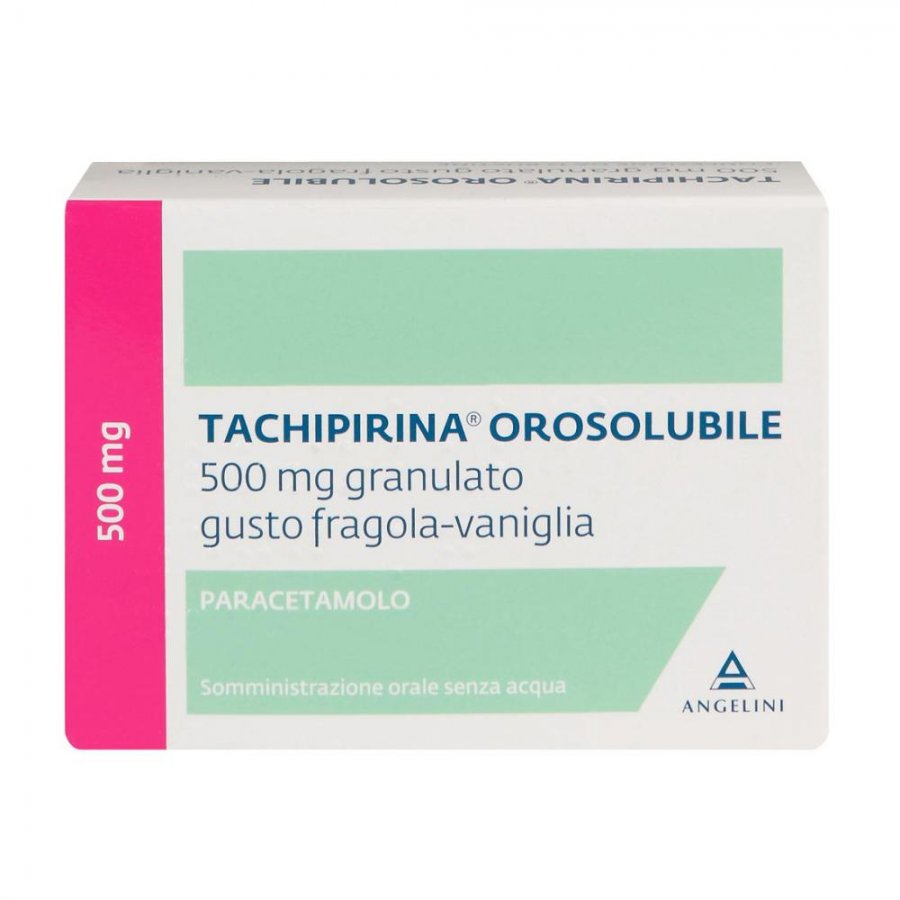  Tachipirina Orosol 500 Mg Granulato Gusto Fragola E Vaniglia 12 Bustine - Integratore di Paracetamolo per il Rapido Sollievo dal Dolore