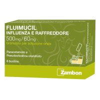 Fluimucil, Influenza Raffreddore, 8 Bustine