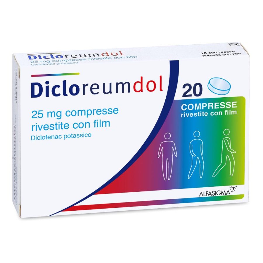 Dicloreum Dol, 20 Compresse