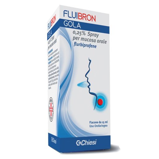 FLUIBRON GOLA - Spray per mucosa orale 15 ml