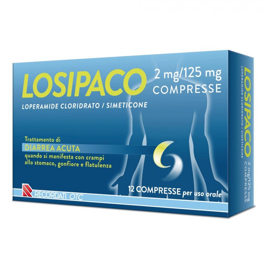 Recordati - Losipaco 12 cpr 2 mg + 125 mg