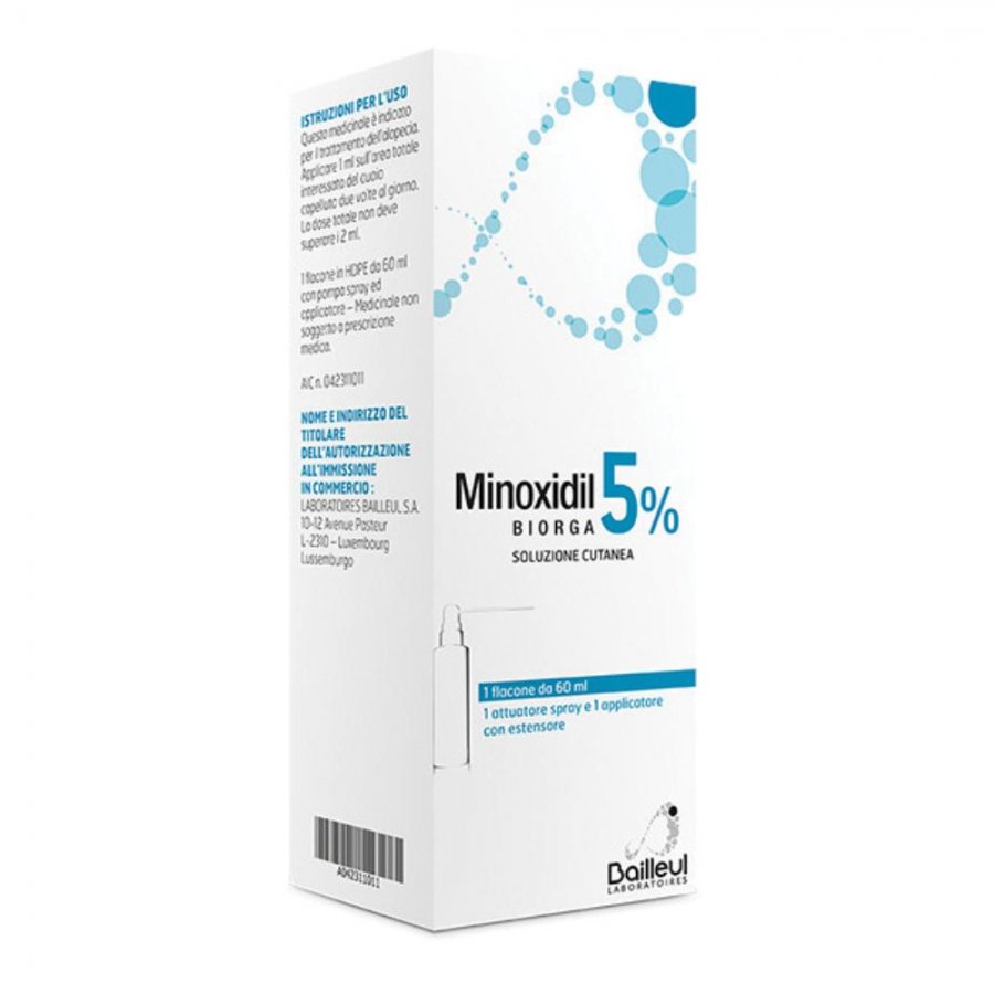 MINOXIDIL BIORGA SOLUZIONE CUTANEA 60ML5%