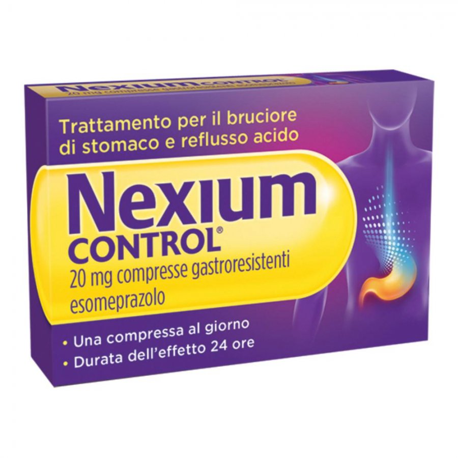 Nexium Control - Compresse gastroresistenti da 20mg, 7 compresse