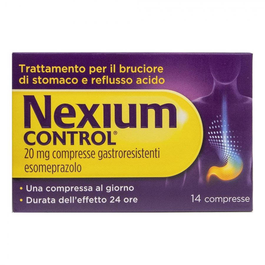 Nexium Control - Compresse gastroresistenti da 20mg, 14 compresse