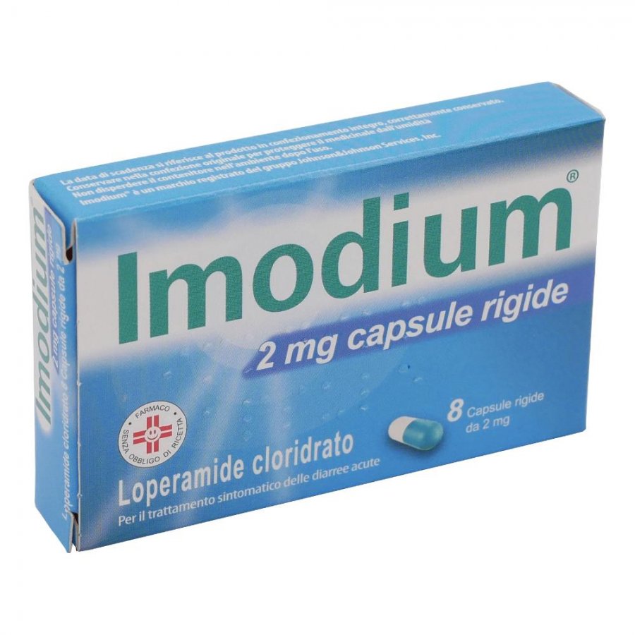 Imodium - Trattamento intomatico delle diarre e acute 8 Capsule Rigide 2 mg