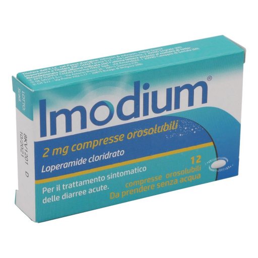 Imodium - Diarree Acute 12 compresse orosolubili 2mg