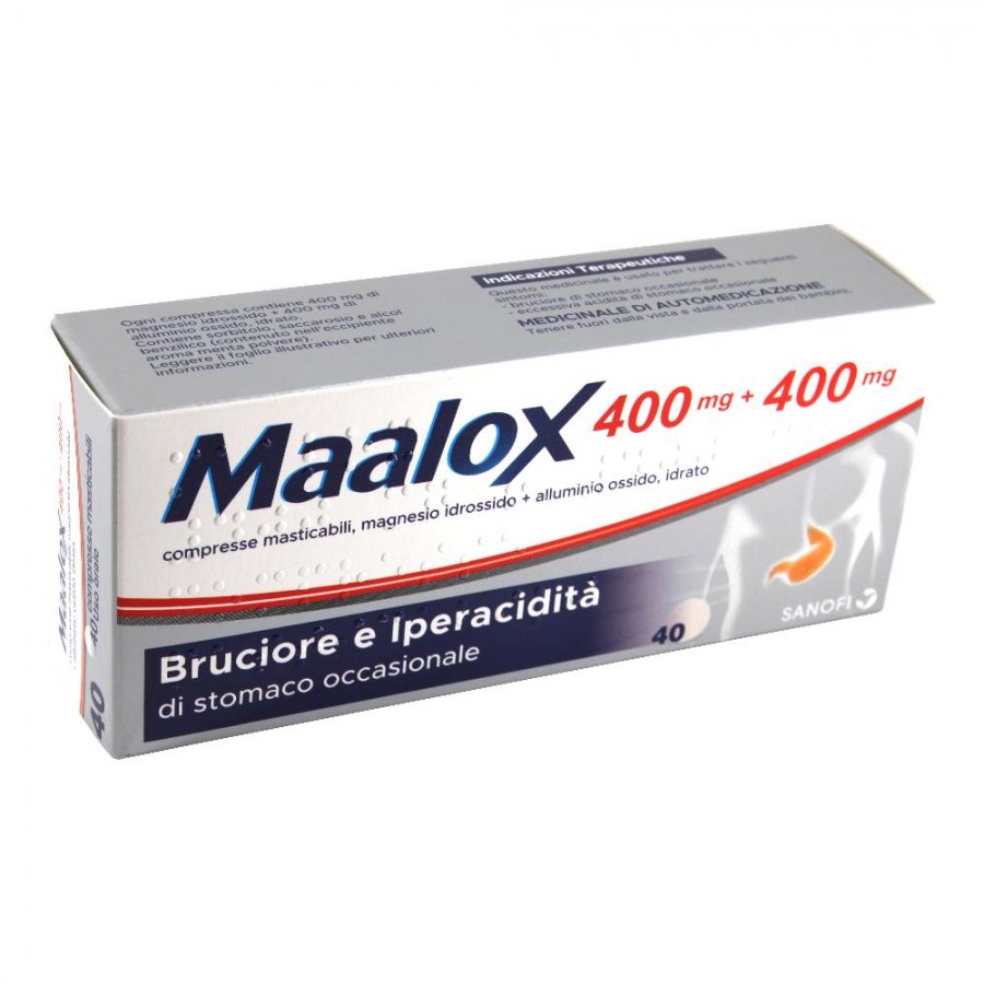 MAALOX*40CPR MAST400MG+400MG GMM