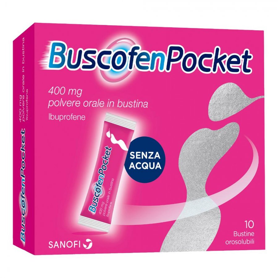 Buscofenpocket Polvere Orale In Bustina 10 Bustine 400 Mg