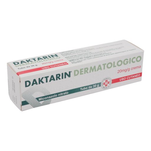 Daktarin Dermatologico 20mg/g Crema - Trattamento per Infezioni Cutanee e delle Unghie