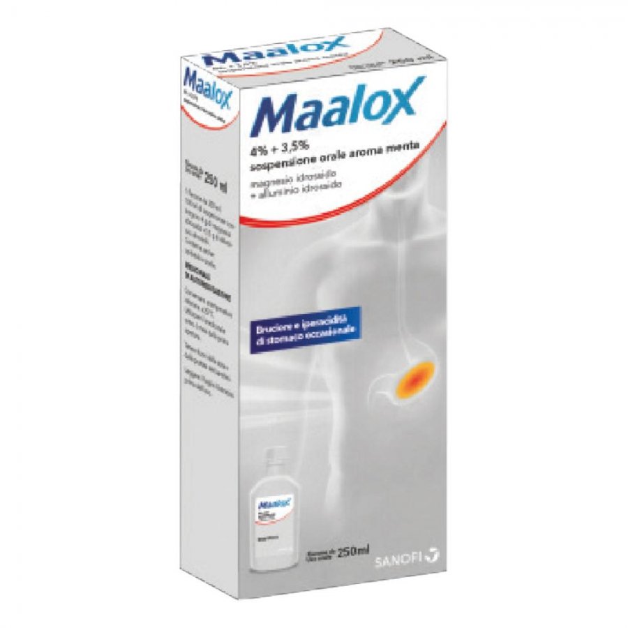 MAALOX*OS SOSP 250ML 4%+3,5%