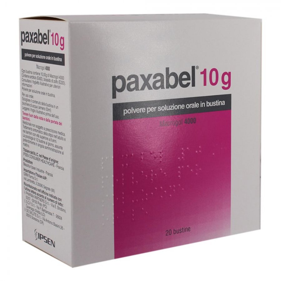 PaxaBel - Trattamento Stitichezza Polvere 20 bustine 10g