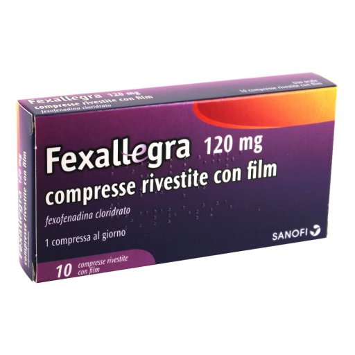 Fexallegra 10 Compresse Rivestite 120mg - Trattamento per la Rinite Allergica