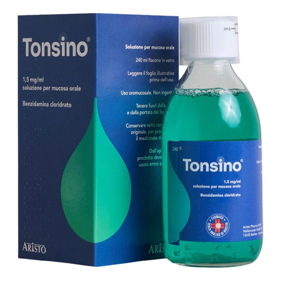 TONSINO*OS SOLUZ 240ML1,5MG/ML TONSINO*OS SOLUZ 240ML1,5MG/ML