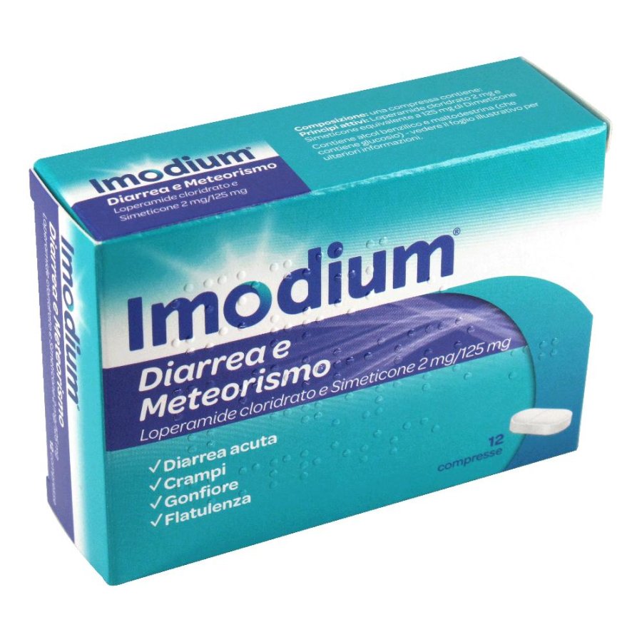 IMODIUM DIARREA E MET 12CPR GMM