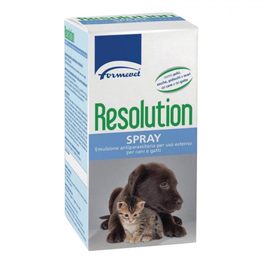 Resolution Spray Emulsione Antiparassitaria per Uso Esterno per Cani e Gatti 250ml