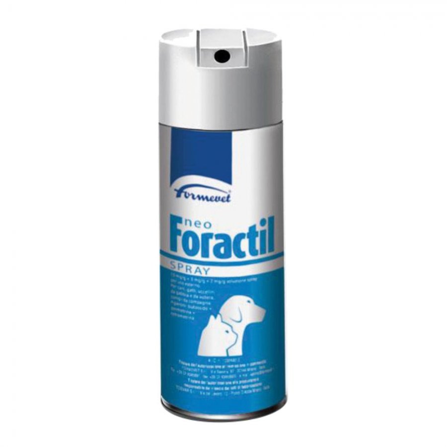 Neo Foractil Spray 200ml - Insetticida Acaricida per Cani e Gatti