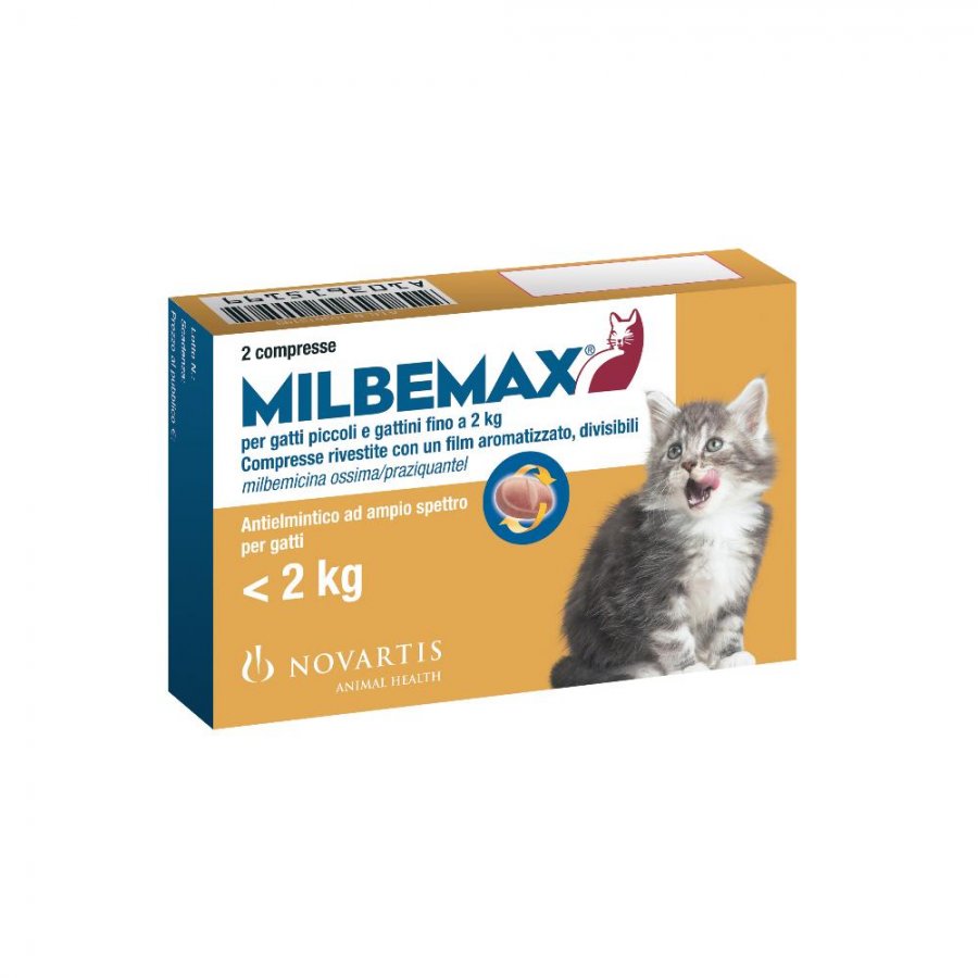 MILBEMAX*GIALLO  2CPR GATTI-2KG P/C