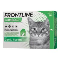 Frontline Combo Spot-On per Gatti e Furetti - 3 Pipette da 0,5ml, Protezione Efficace contro Zecche e Pulci