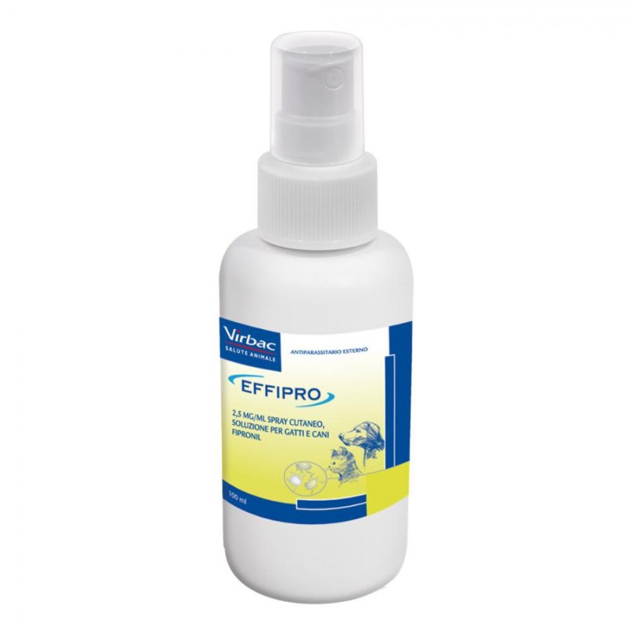 Effipro Spray Cutaneo 100ml - Repellente e Cura per la Pelle dei Tuoi Animali