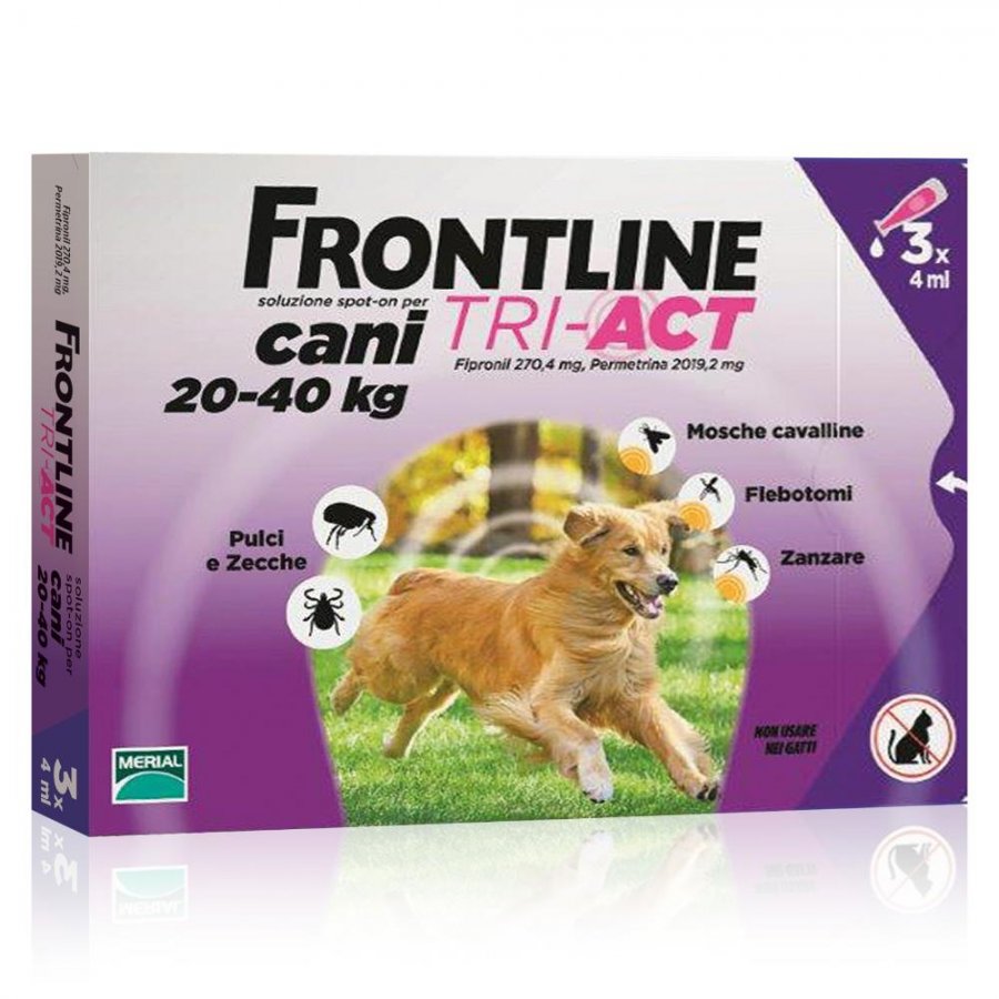 FRONTLINE TRI-ACT*3P 4ML 20-40