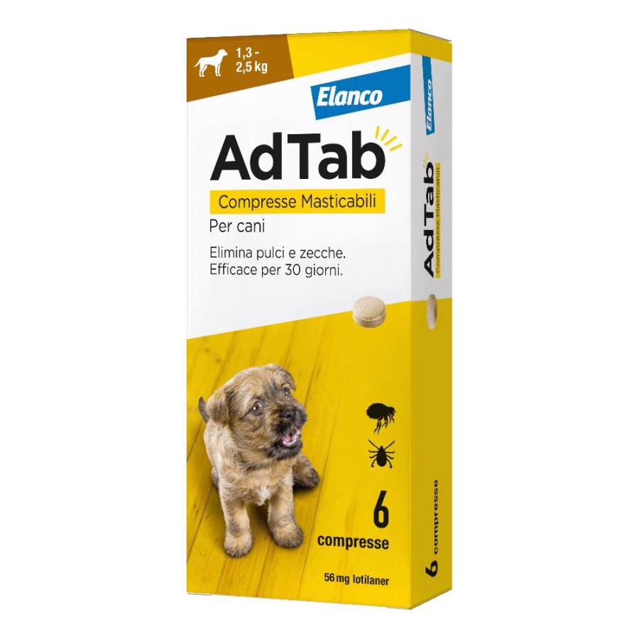 ADTAB 6CPR 56MG CANI 1 3 2 5KG ADTAB 6CPR 56MG CANI 1 3 2 5KG