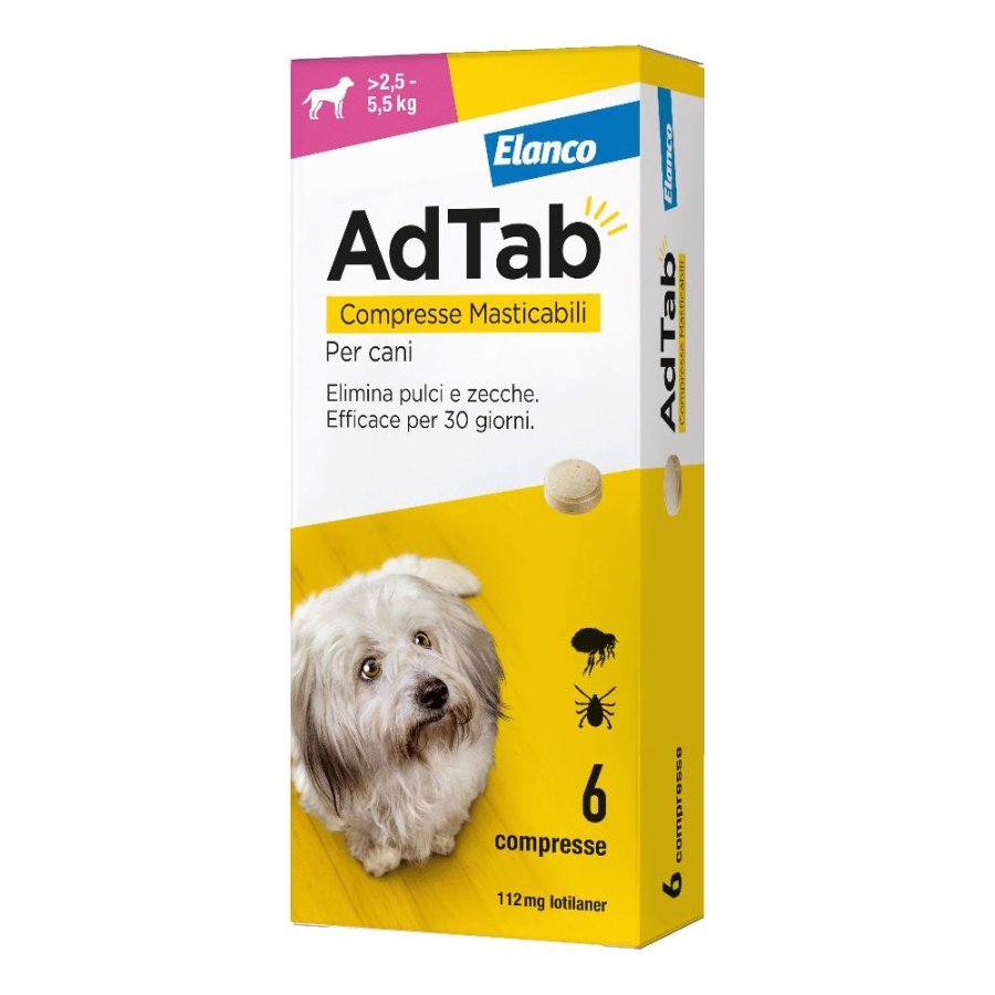 ADTAB 6CPR 112MG CANI2 5 5 5KG ADTAB 6CPR 112MG CANI2 5 5 5KG