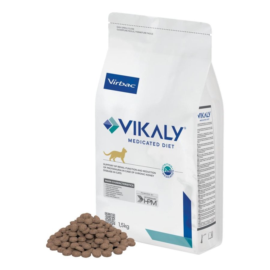 VIKALY GATTO MEDICATED DIET 1,5KG - VIRBAC