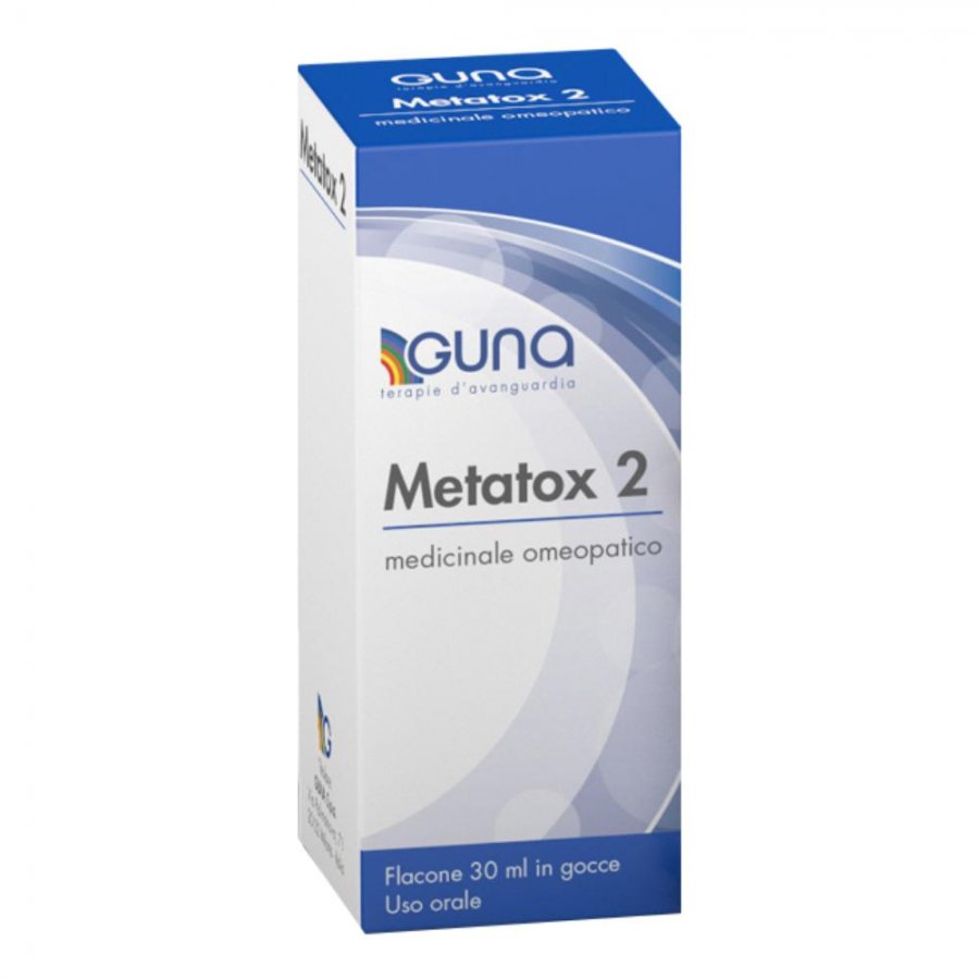 Metatox 2 Gocce 30ml - Medicinale Omeopatico per Detossificazione - Integratore Naturale