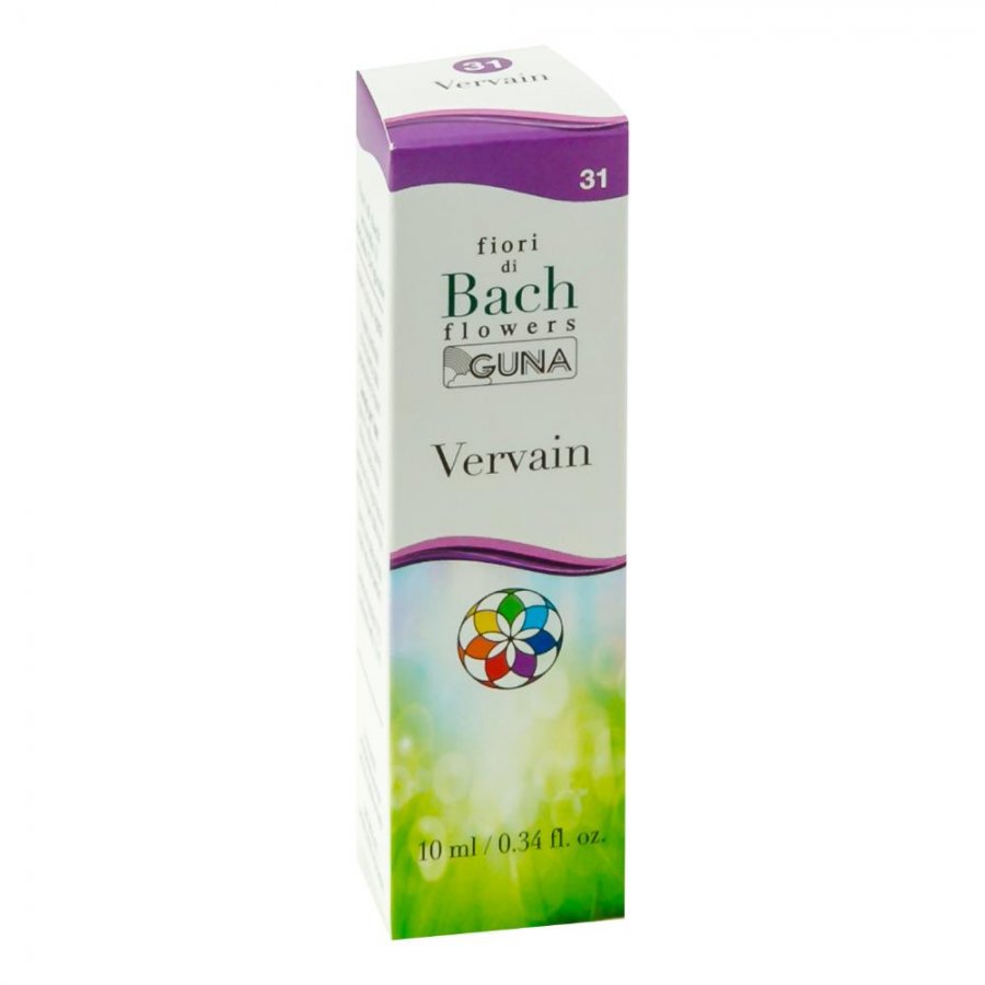 Fiori di Bach Flowers 31 Vervain 10ml - Passione / Moderazione - Rimedio Fiori di Bach, 10ml