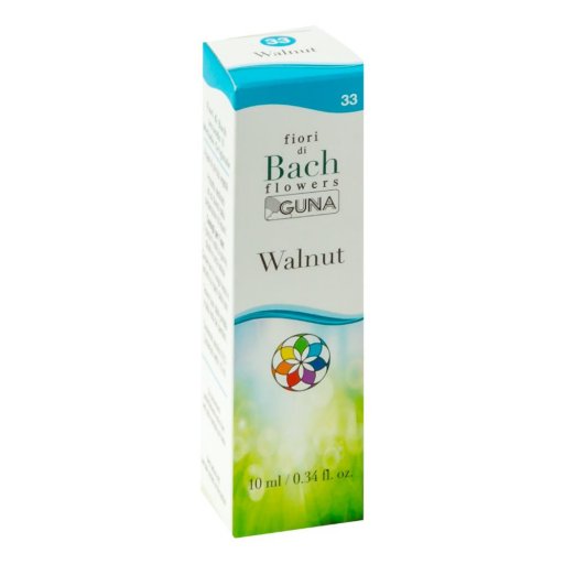 Fiori di Bach Flowers 33 Walnut 10ml - Sensibilità / Libertà - Rimedio Fiori di Bach, 10ml