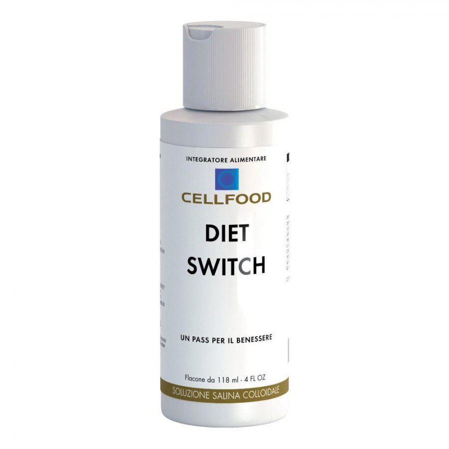 Cellfood Diet Switch Soluzione Salina Dietetica 118ml - Regolatore del Gusto e dell'Appetito