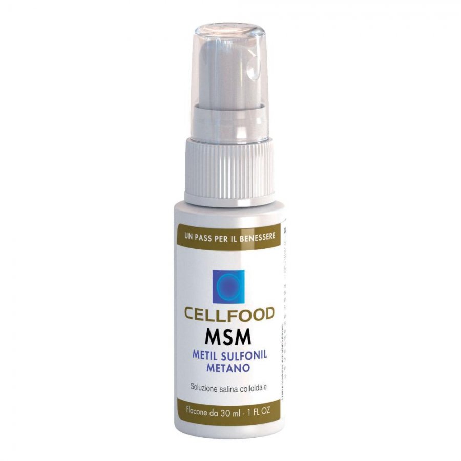 Cellfood MSM Spray 30ml - Integratore con Metilsulfonilmetano per il Benessere Articolare