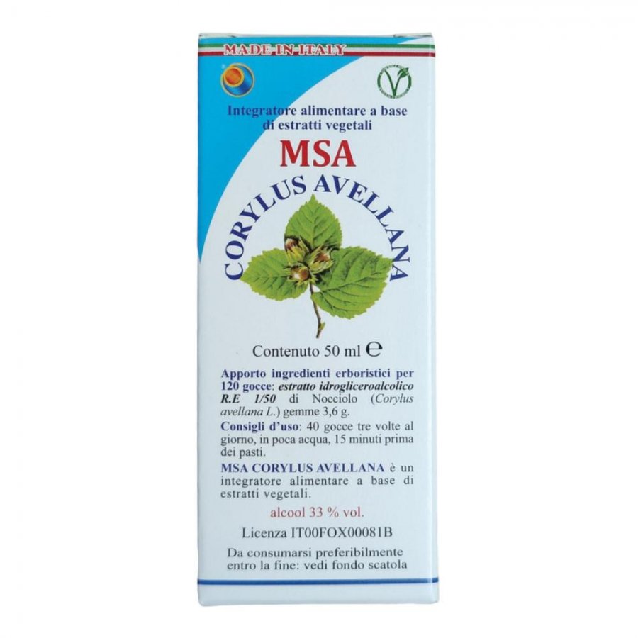 MSA CORYLUS AVELLANA 50ML