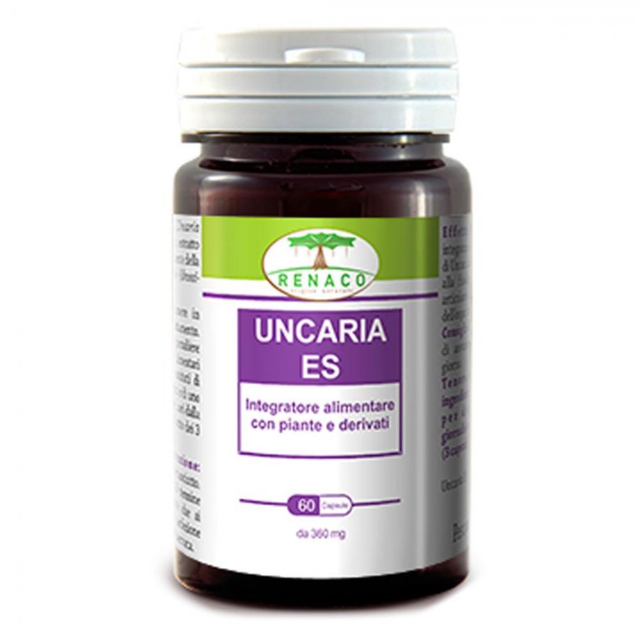 Renaco Uncaria Es - Integratore Antinfiammatorio Naturale - 60 capsule da 360 mg