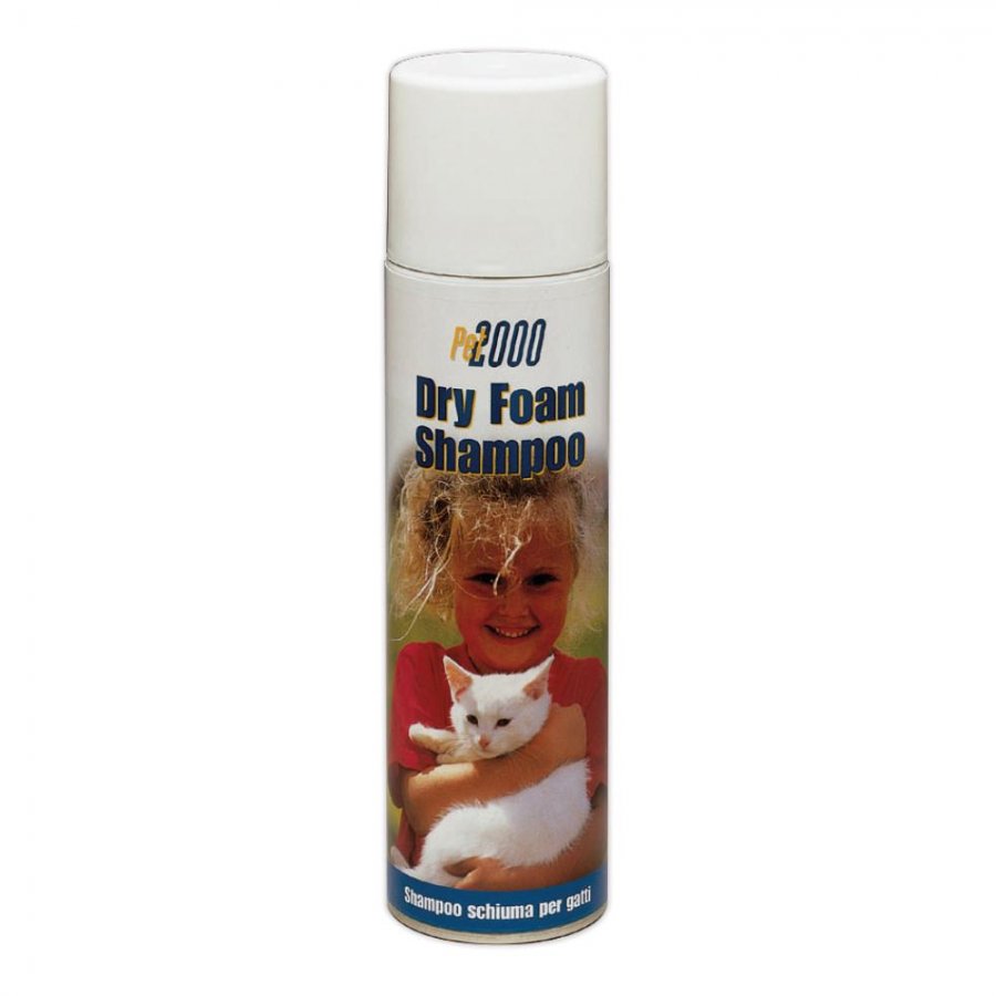 Dry Foam Shampoo per Gatti 250ml - Schiuma Delicata per la Cura del Mantello Felino