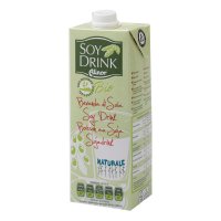 Soy Drink - Latte di Soia Nature Fior di Loto - Bevanda Biologica 1 Lt - Ricco di Proteine Vegetali