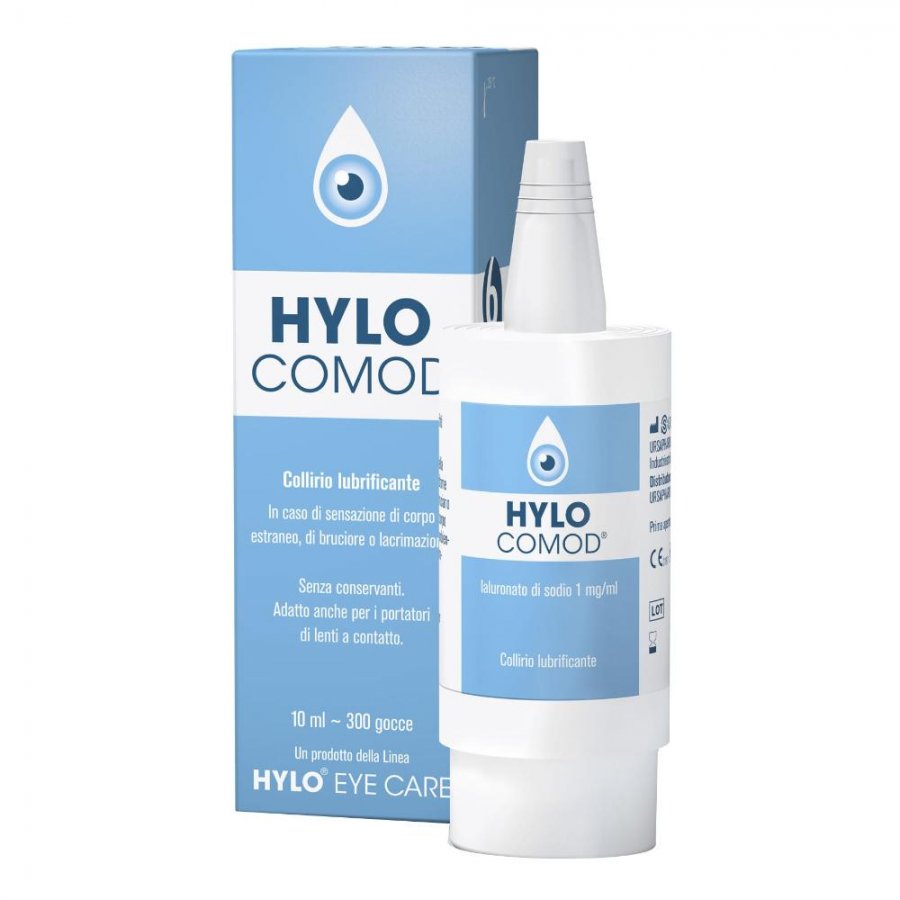 HYLO-COMOD GOCCE OCULARI IALURONATO DI SODIO 0,1% FLACONCINO 10 ML